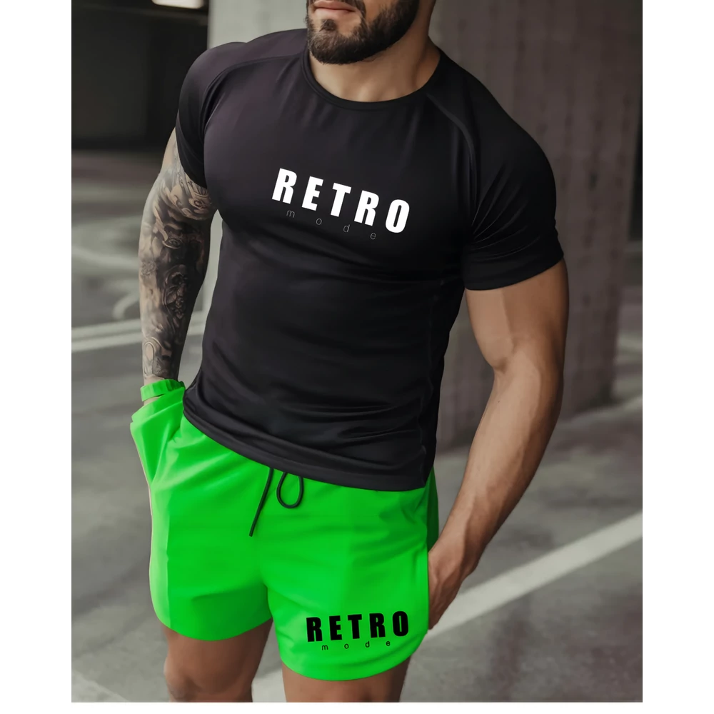 NEON fekete pólós szett