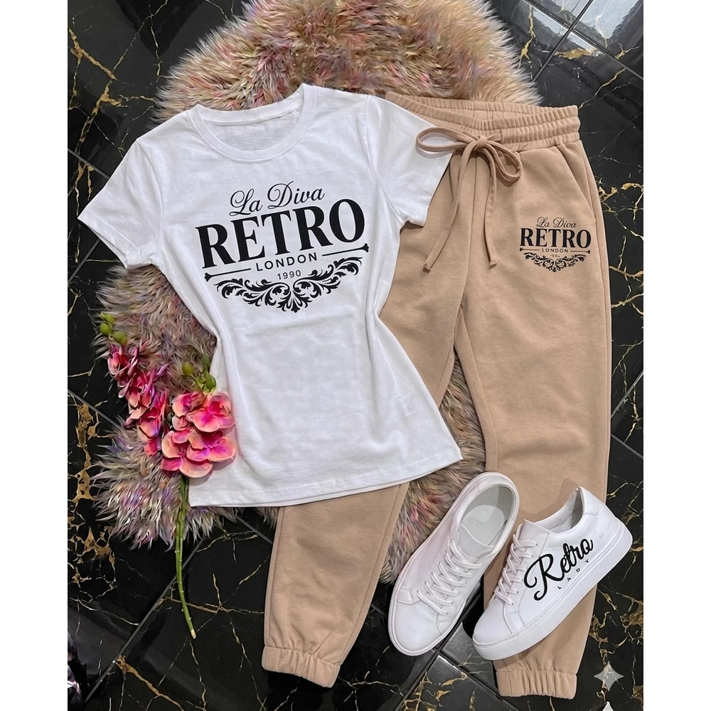 BÉZS-FEHÉR SZETT AJÁNDÉK CIPŐVEL