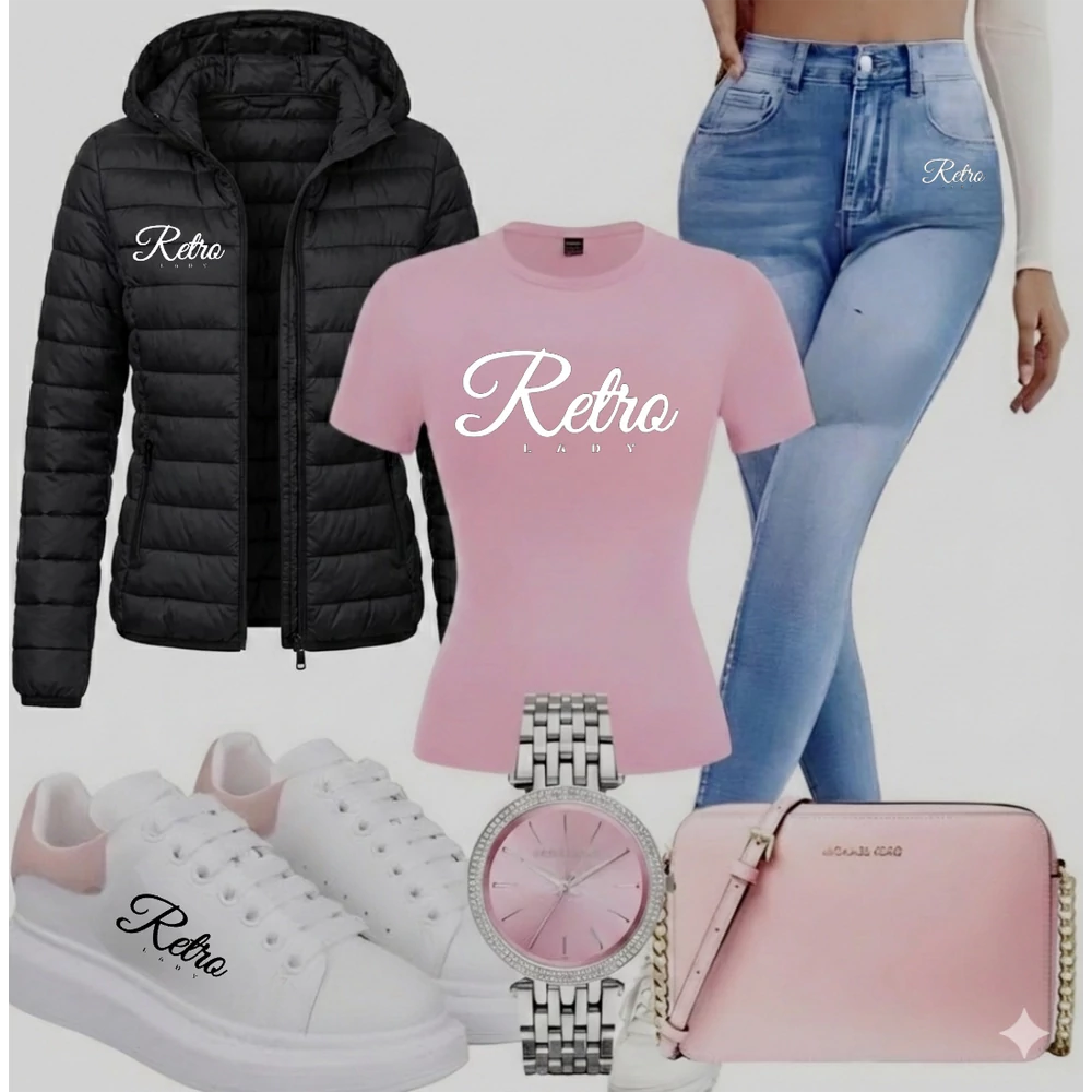 PINKOFF SZETT FARMER FELSŐ CIPŐ FEKETE DZSEKI