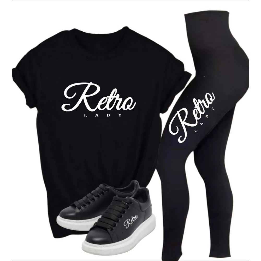 FEKETE PÓLÓ LEGGINGS SZETT