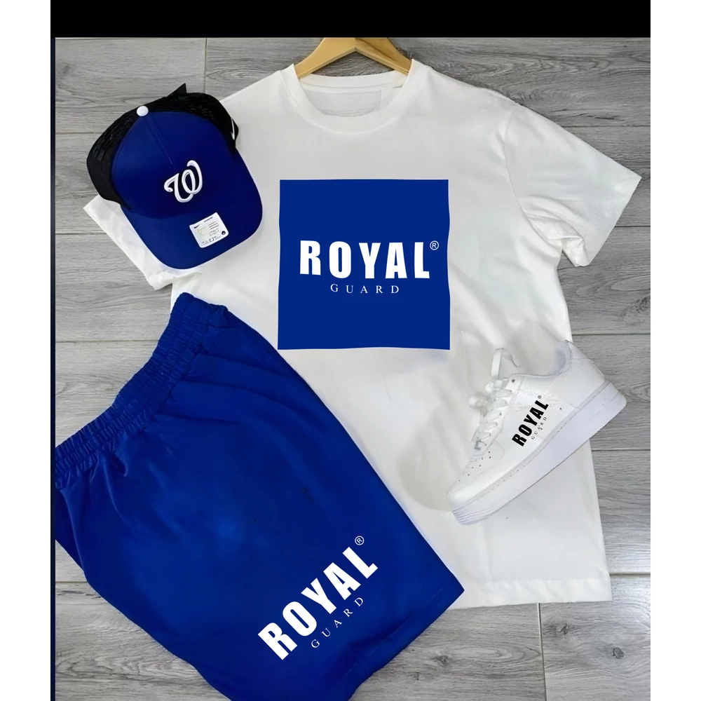 Royal guard COVER KÉK FEHÉR nyári szett  + papucs