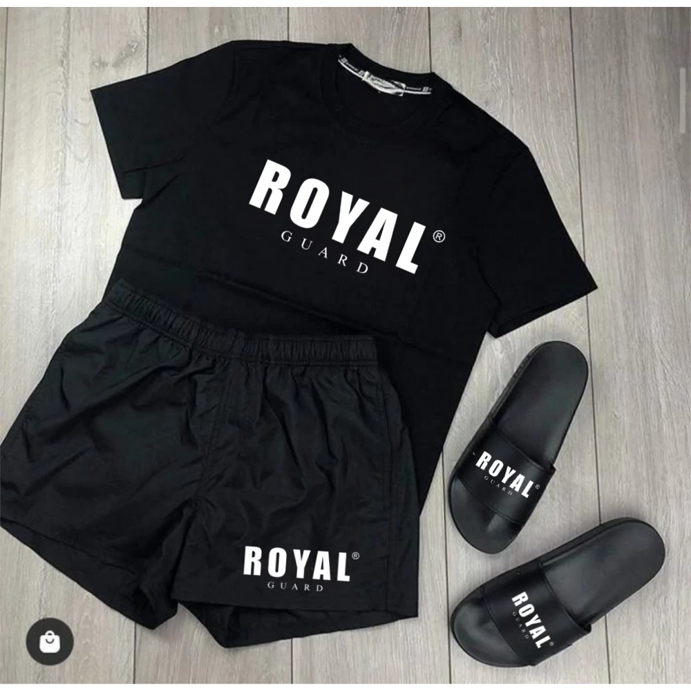 Royal guard ORG FEKETE nyári szett  + papucs